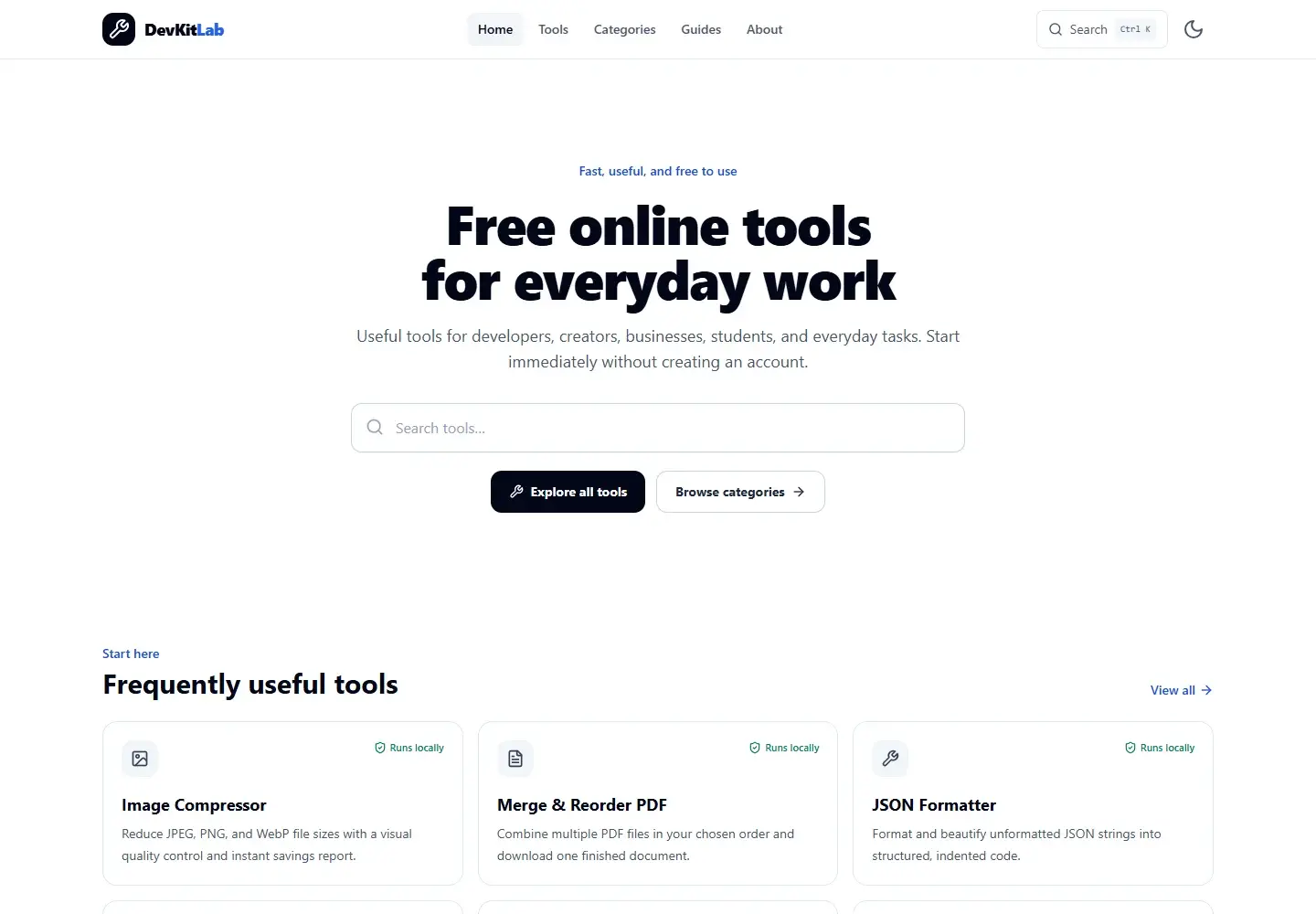 DevKitLab website